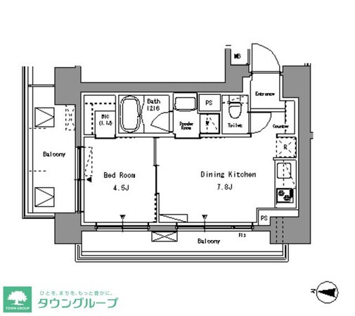 パークアクシス錦糸町の物件間取画像